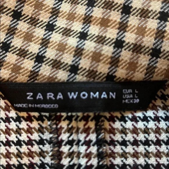 Zara Woman Plaid Mini Dress - Picture 8 of 12